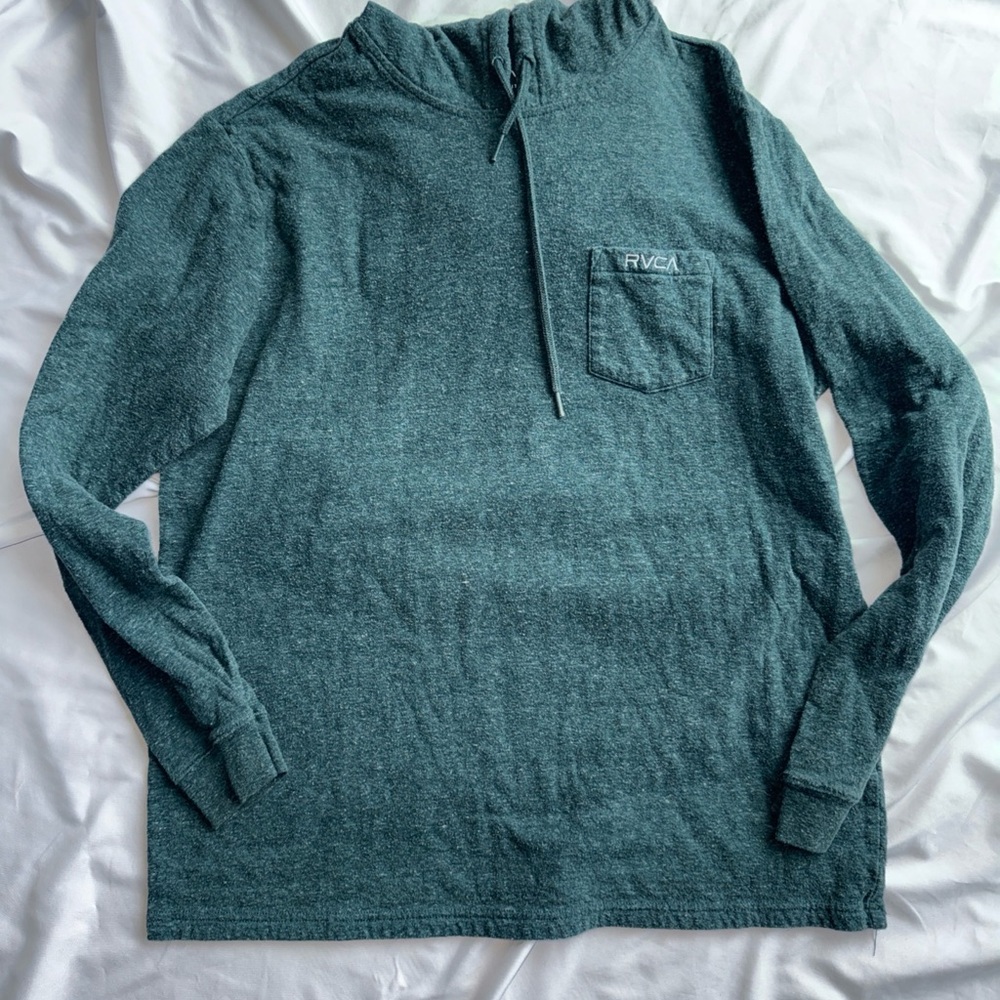 RVCA Teal Long Sleeve Pullover